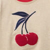 Cherry Sweatshirt, Oatmeal - Sweatshirts - 2 - thumbnail