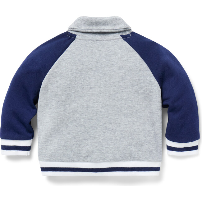 Baby Sailboat Shawl Collar Cardigan, Gray - Cardigans - 3