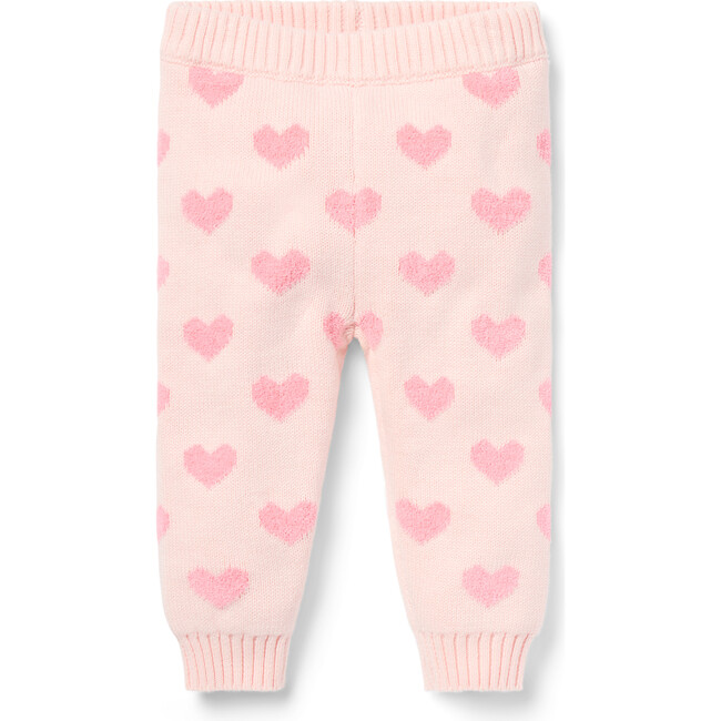 Baby Heart Sweater Pant, Pink