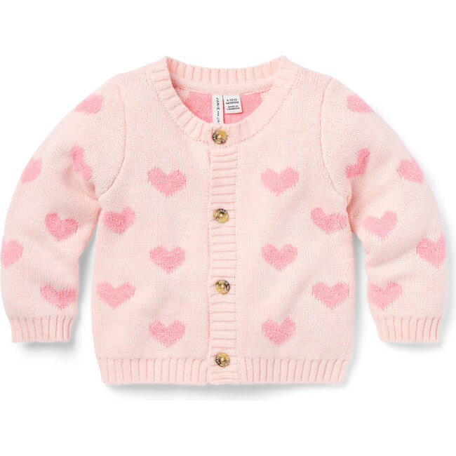 Baby Heart Cardigan, Pink