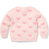 Baby Heart Cardigan, Pink - Cardigans - 2