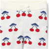 Baby Cherry Sweater Pant, White - Pants - 2