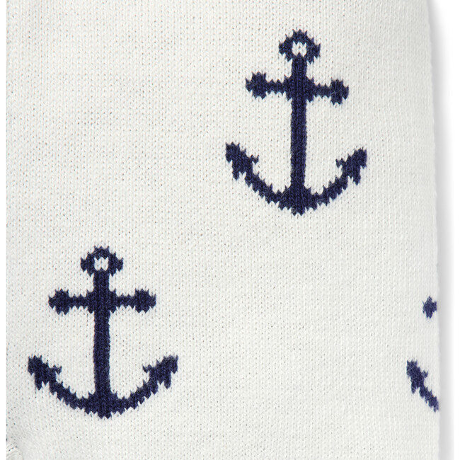 Baby Anchor Sweater Pant, White