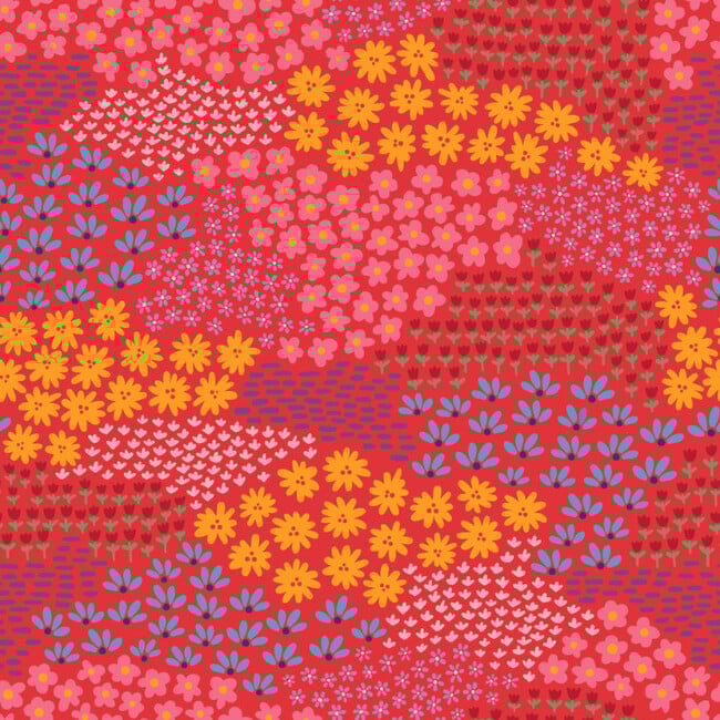 Baby Bubble, Red Floral