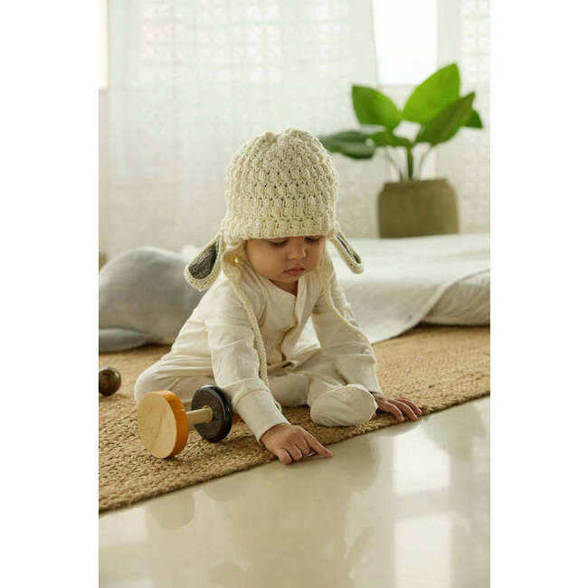 Toddler Cap and Booties Gift Set, White - Mixed Gift Sets - 3