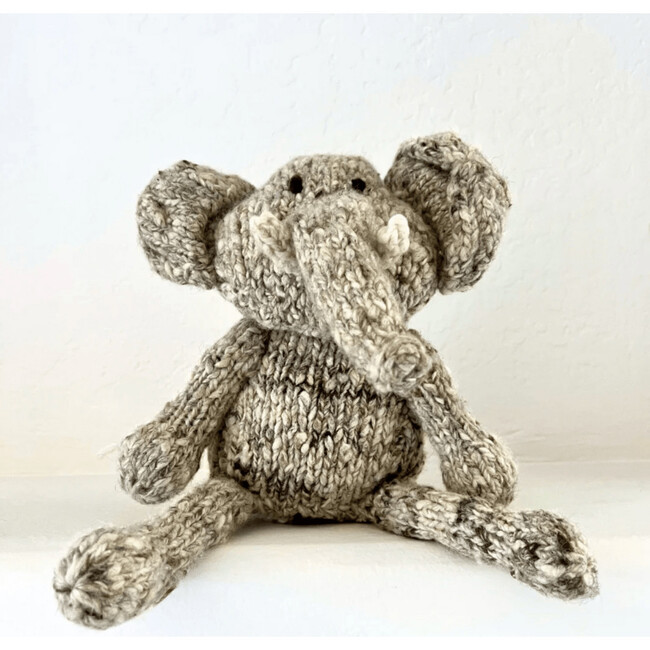 Wool Knit Buddy, Elliott The Elephant