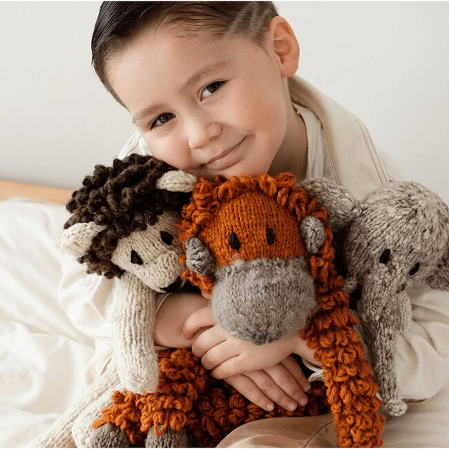 Wool Knit Buddy, Lionel The Lion - Plush - 3