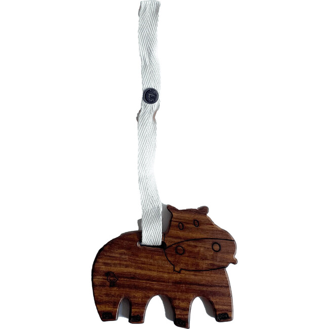 Wood Stroller Toy, Henry The Hippo