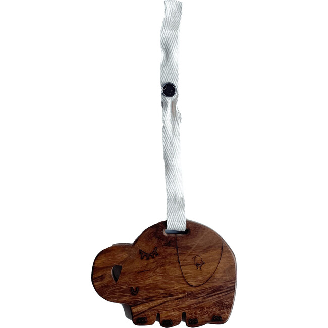 Wood Stroller Toy, Piper The Elephant