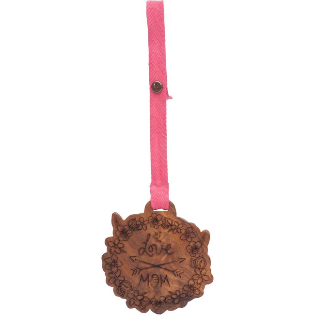 Wood Stroller Toy, Love Mom