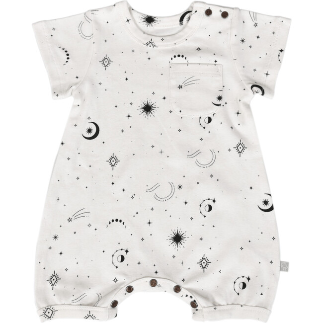 Short Sleeve Romper, Celestial