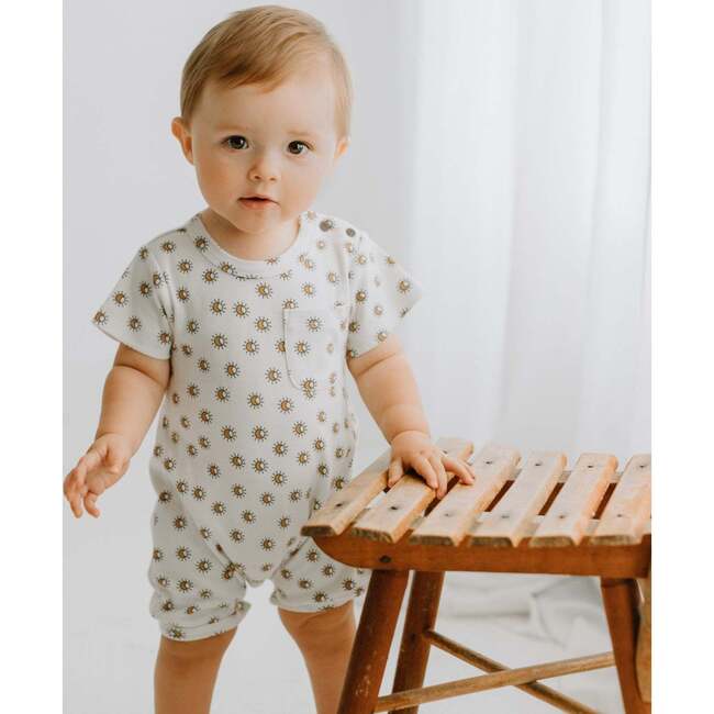 Short Sleeve Romper, Sun