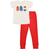Short Sleeve Pajama Set, Popsicles - Pajamas - 1 - thumbnail