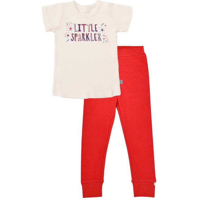 Short Sleeve Pajama Set, Little Sparkler
