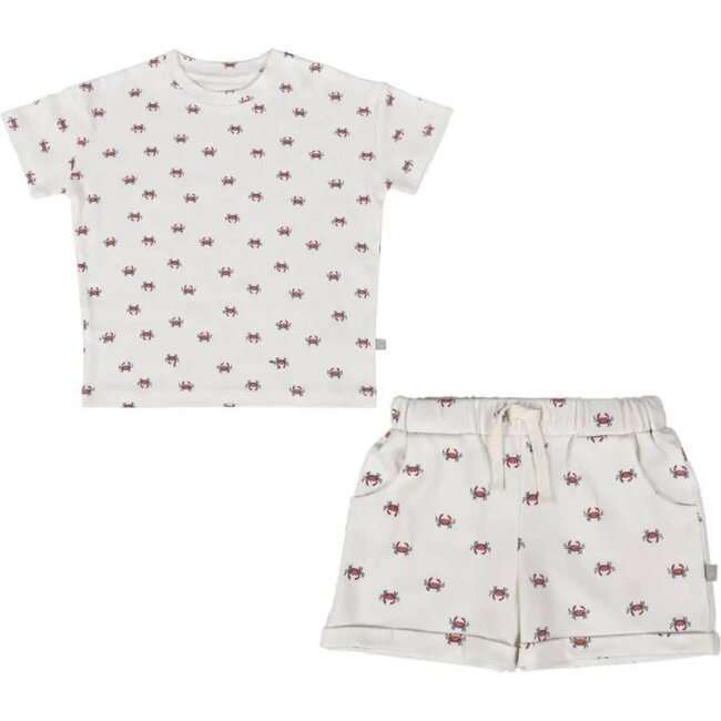 Shirt & Short Set, Crab
