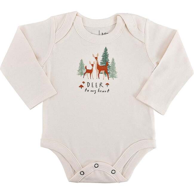 Long Sleeve Graphic Bodysuit, Deer To My Heart