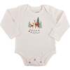 Long Sleeve Graphic Bodysuit, Deer To My Heart - Onesies - 1 - thumbnail