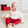 Long Sleeve Graphic Bodysuit, Little Valentine - Onesies - 2 - thumbnail