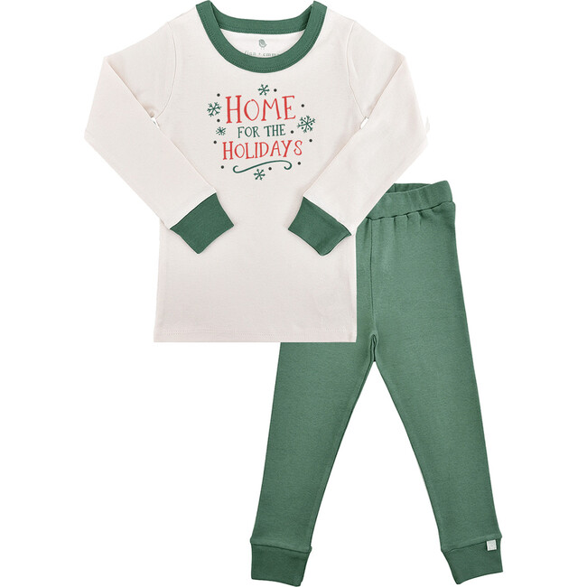 Pajamas, Home For The Holidays Pine Green