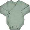 Long Bodysuit, Basil Green Basil Green - Onesies - 1 - thumbnail