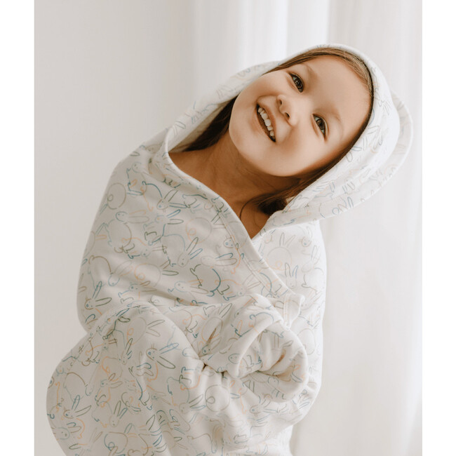 Hooded Bath Towel, Bunnies