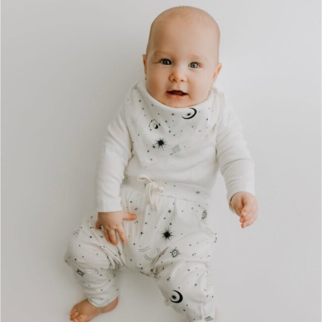 Kerchief Bib, Celestial - Bibs - 3