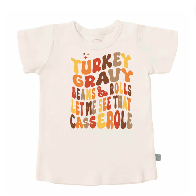 Graphic Tee, Turkey Gravy Casserole