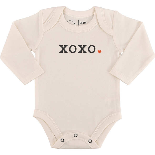 Long Sleeve Graphic Bodysuit, Xoxo