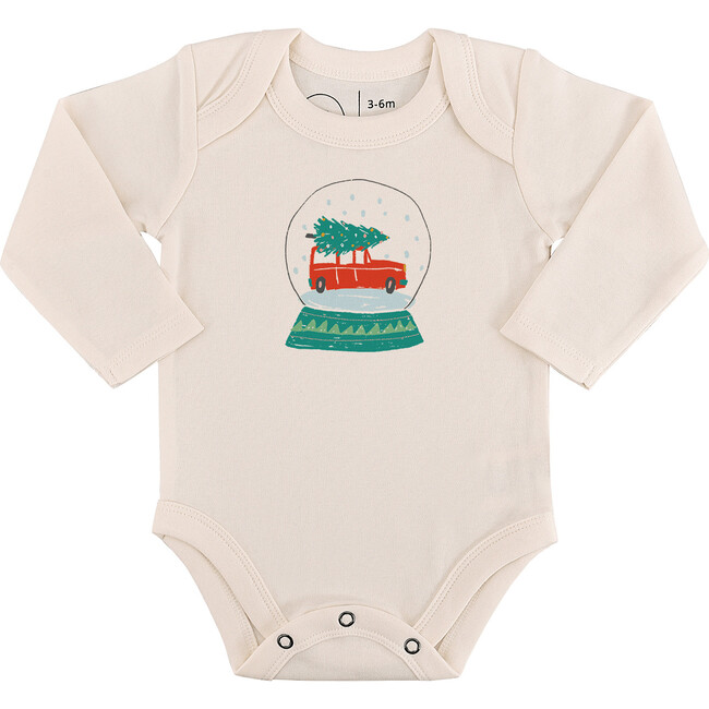 Long Sleeve Graphic Bodysuit, Snow Globe