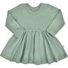Long Sleeve Twirl Dress, Basil Green Basil Green - Dresses - 1 - thumbnail