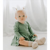 Long Sleeve Twirl Dress, Basil Green Basil Green - Dresses - 2 - thumbnail