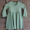 Long Sleeve Twirl Dress, Basil Green Basil Green - Dresses - 3 - thumbnail