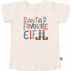 Graphic Tee, Santas Favorite Elf - T-Shirts - 1 - thumbnail