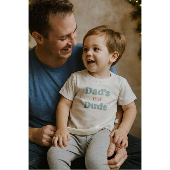 Graphic Tee, Dads Little Dude - T-Shirts - 3