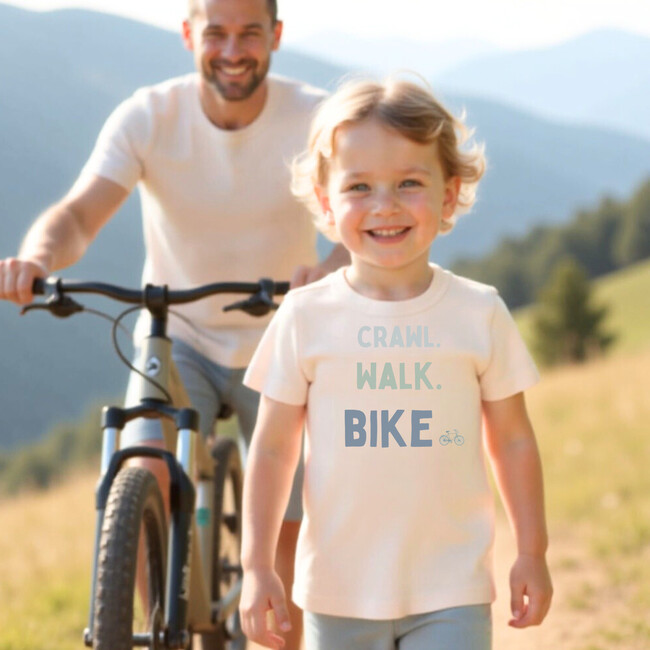 Graphic Tee, Crawl Walk Bike - T-Shirts - 3