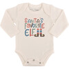 Graphic Bodysuit, Santas Favorite Elf (Long Sleeve) - Onesies - 1 - thumbnail