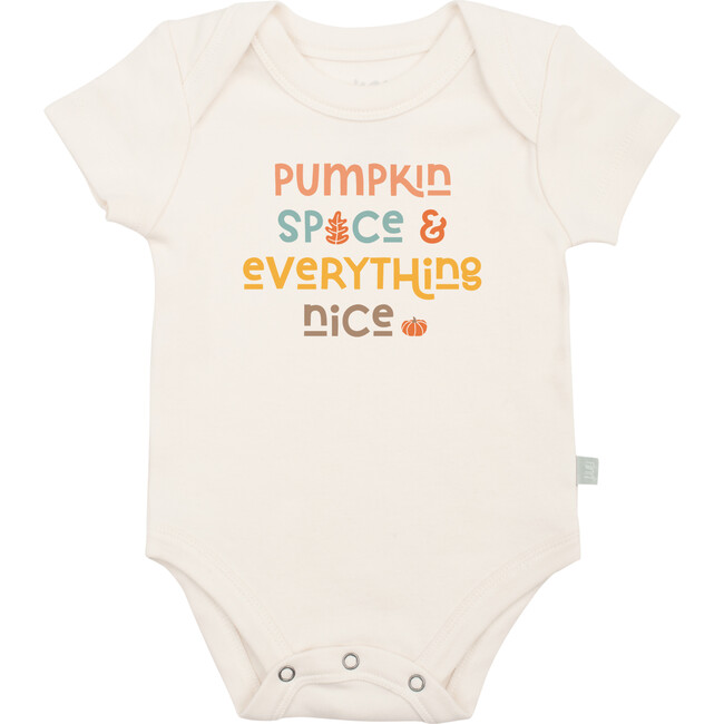 Graphic Bodysuit, Pumpkin Spice Nice