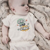 Graphic Bodysuit, Rad Like Dad Explosion - Onesies - 2