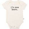 Graphic Bodysuit, I'M New Here - Onesies - 2