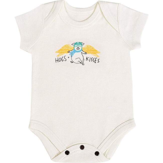 Graphic Bodysuit, Hogs And Kisses