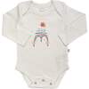 Graphic Bodysuit, Holiday Penguin (Long Sleeve) - Onesies - 1 - thumbnail