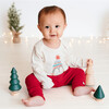 Graphic Bodysuit, Holiday Penguin (Long Sleeve) - Onesies - 2