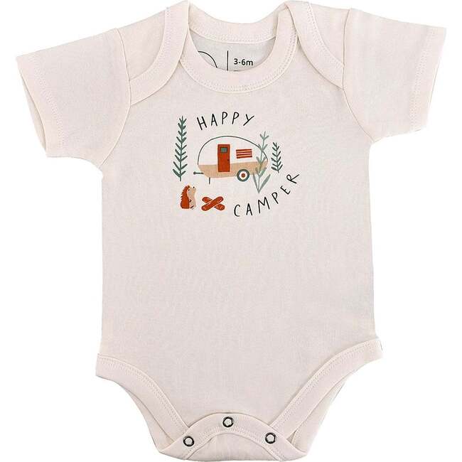 Graphic Bodysuit, Happy Camper