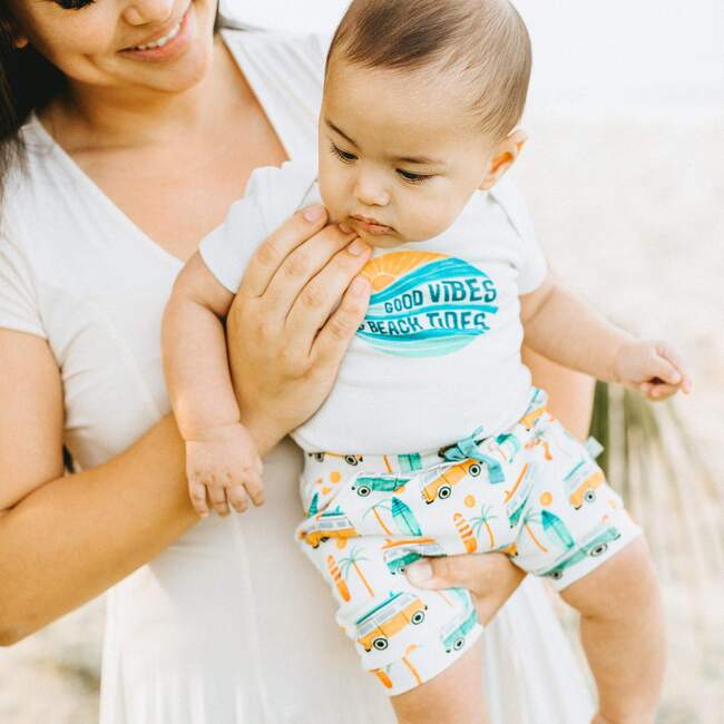 Graphic Bodysuit, Good Vibes