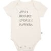 Graphic Bodysuit, Apples Hayrides Smores - Onesies - 1 - thumbnail