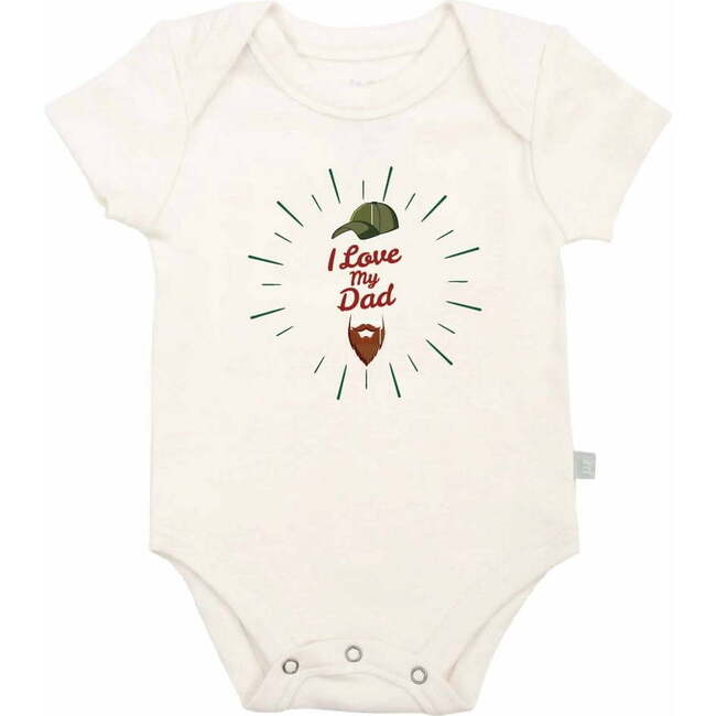 Graphic Bodysuit, Love Dad Beard