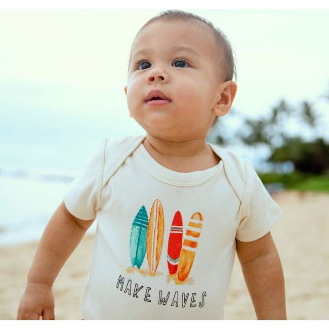 Graphic Bodysuit, Make Waves - Onesies - 3