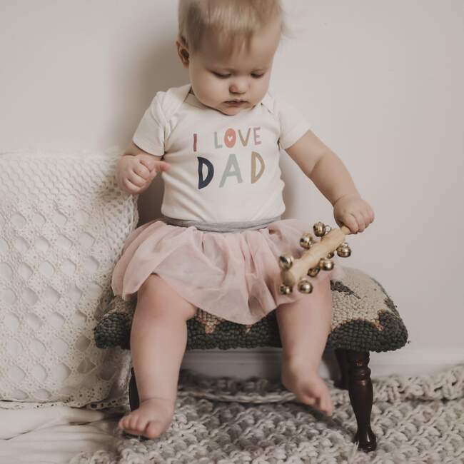 Graphic Bodysuit, Love Dad - Onesies - 4