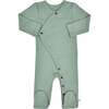 Footie, Basil Green - Footie Pajamas - 1 - thumbnail