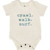 Graphic Bodysuit, Crawl Walk Surf - Onesies - 1 - thumbnail